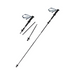 Trekking poles black 115-135cm carbon fiber folding hiking walking sticks