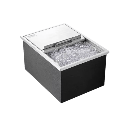 Large capacity stainless steel ice chest cooler for outdoor gatherings