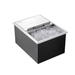 Large capacity stainless steel ice chest cooler for outdoor gatherings