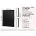 Easy wall mounting for various wall surfaces and easy installation