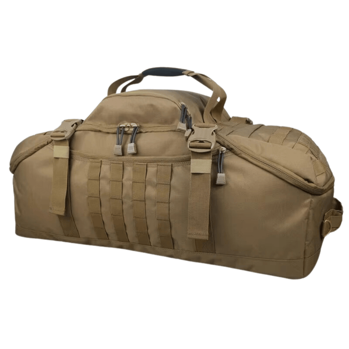 
80L XL Brown Tactical Camping Backpack for Men and Women 
