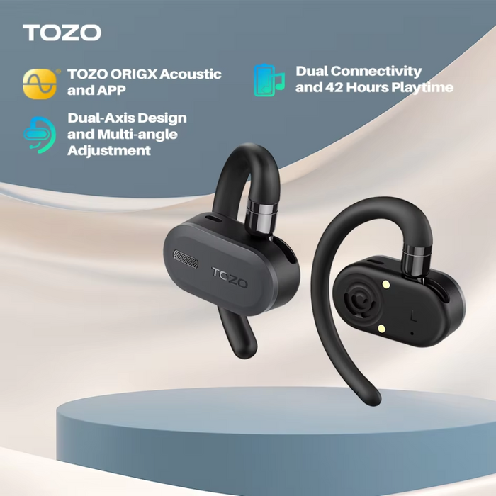 Sporty Wireless Earbuds with Crystal Clear Calls & 42H Playtime