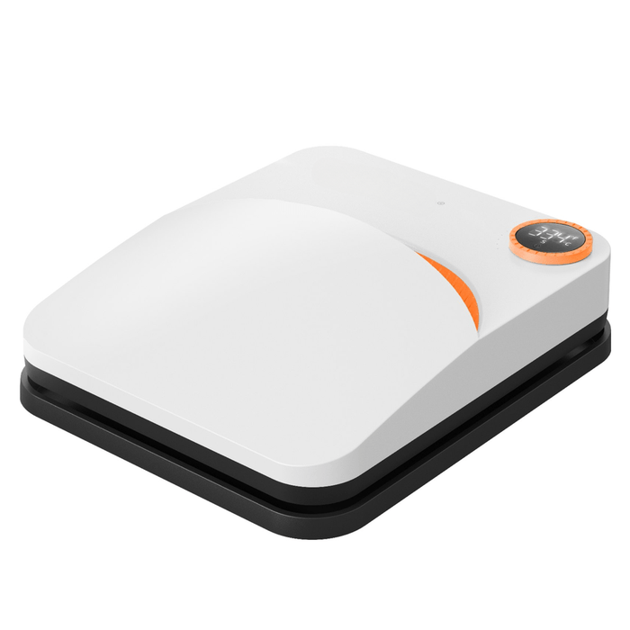 Orange Portable Heat Press Machine DIY Shirt Printing Multifunctional Sublimation Transfer for HTV Vinyl T-shirt Bag (23 x 23 cm) - FLUXA