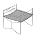 Portable stainless steel mesh fire pit for outdoor camping and bonfires
