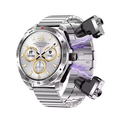 Bamboo White Smart Watch with 152-Inch HD Full Touchscreen