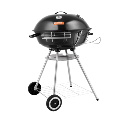 Portable outdoor BBQ grill in apple shape, perfect for camping and picnic