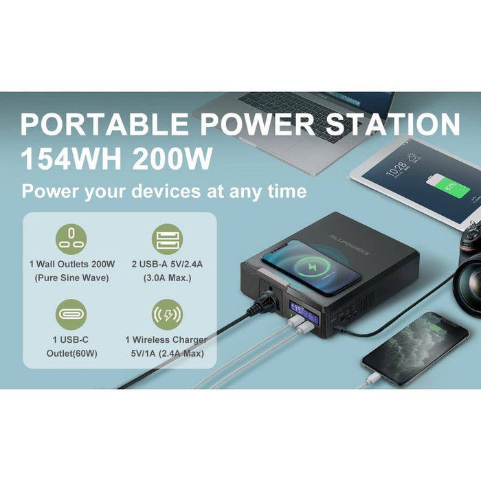 Power up to 5 devices simultaneously, including laptops, smartphones, tablets, and drones