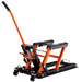 
Motorcycle Lift 680 kgs Capacity Scissor Lift Jack with Wide Deck & Safety Pin for Bikes Motorcycles 