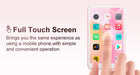80GB MP3 Player Android 9 with Touchscreen, Bluetooth, WiFi, and FM Radio functionality