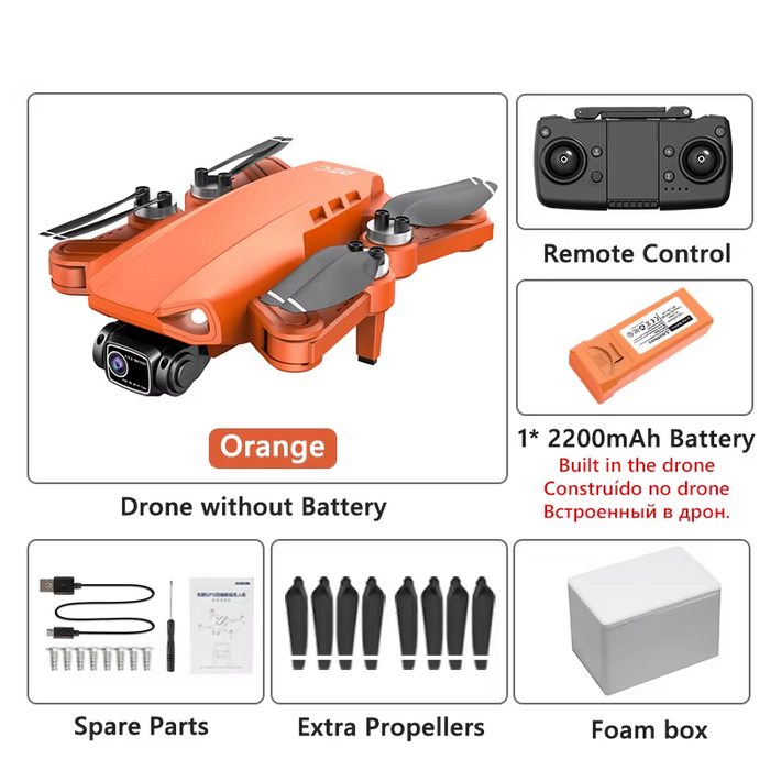  Extended Flight Time up to 18 minutes with 74V 2200mAh battery