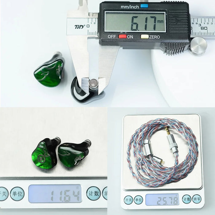 Defiant Rainbow 3-Way Crossover HiFi In-Ear Headphones