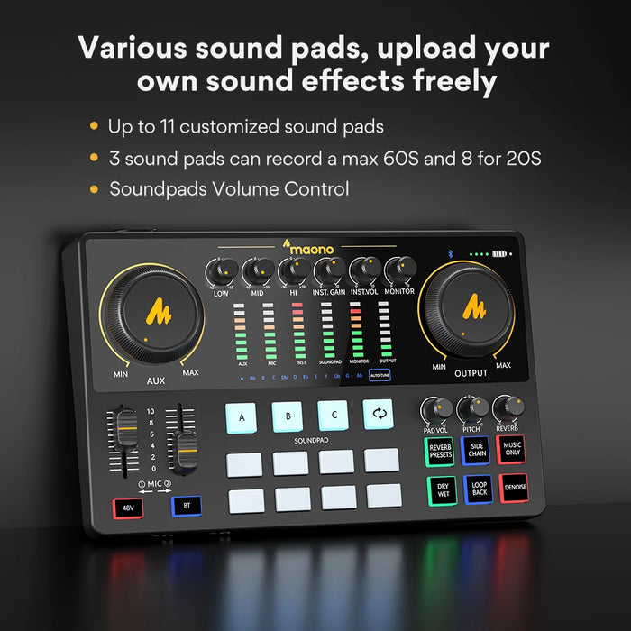 Portable podcast studio for professional-grade audio processing and control