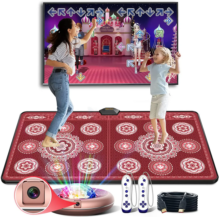 Portable Motion Sensor Dance Mat with Games, Yoga & HDMI for Kids & Adults