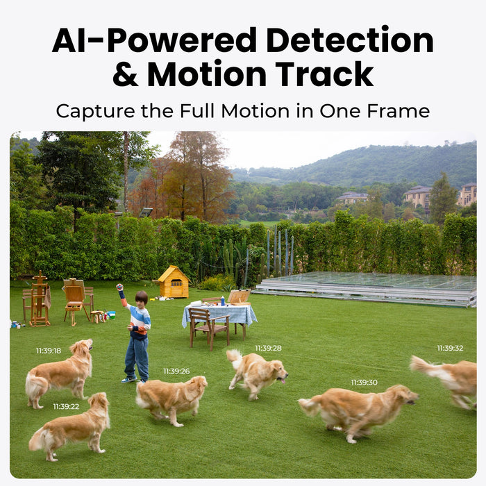 16MP Smart Outdoor IP Camera with Motion Detection
