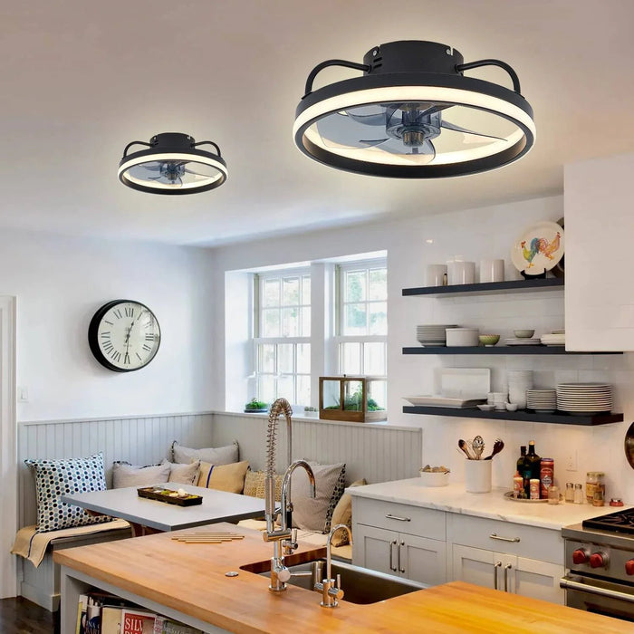 6 wind speeds, reversible airflow, dimmable LED lighting, and timer