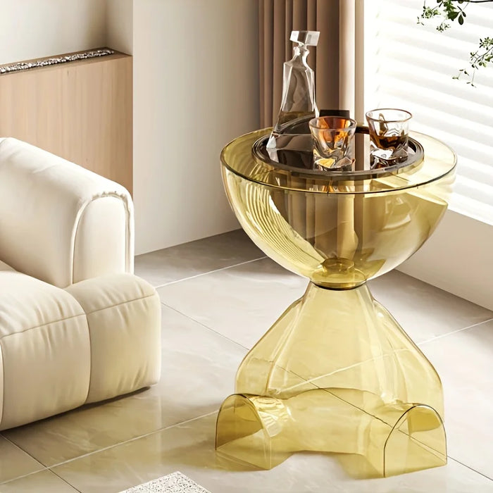 Modern Acrylic Coffee Table – Compact Transparent Home Decor