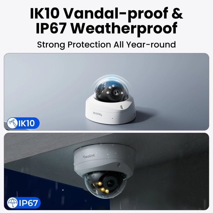 16MP Smart Outdoor IP Camera with Motion Detection