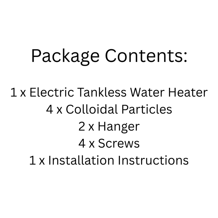 220V Instant Tankless Water Heater for Bathroom and Kitchen