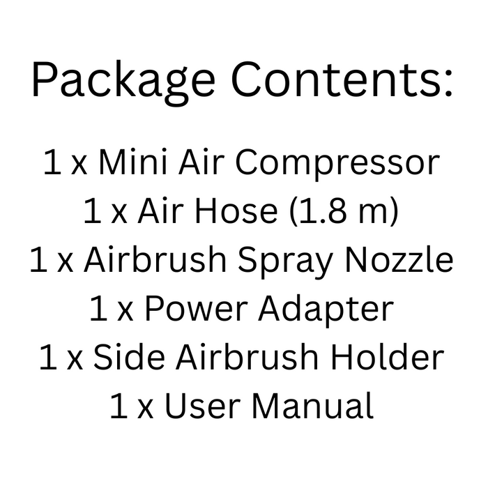 Multifunction Airbrush Kit with 3-speed Compressor