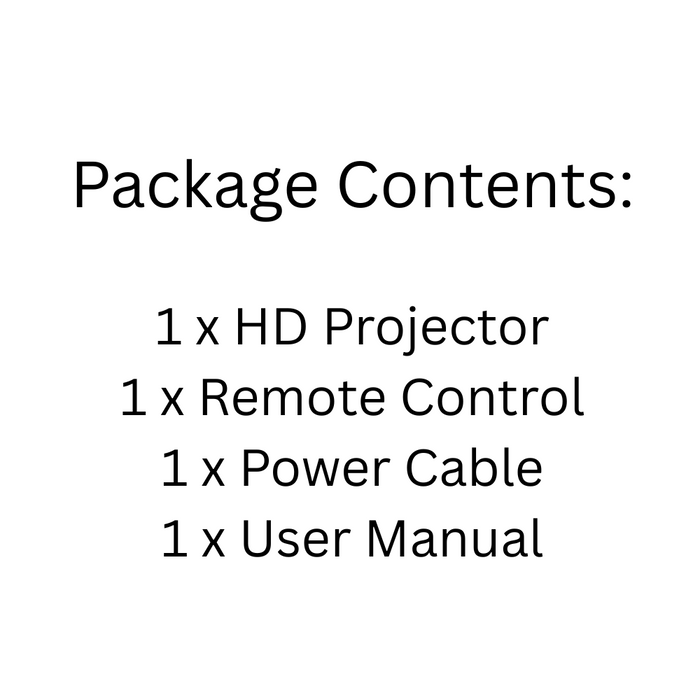 Portable 4K Android Mini Projector with WiFi & Bluetooth