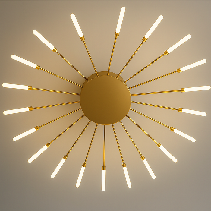 Gold Nordic Style LED Ceiling Lamp