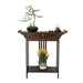 Vintage Rustic Console Table with Pull Drawer & Shelf - FLUXA