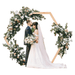 Premium pine wood wedding arch stand with rustic charm and elegance