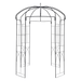Elegant birdcage gazebo pergola for weddings and outdoor events in black or white