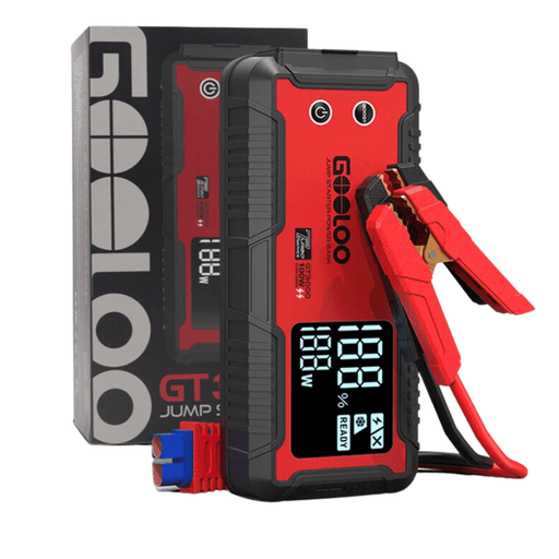 Car Jump Starter Power Bank with 592Wh Capacity and 3000A Peak Current 