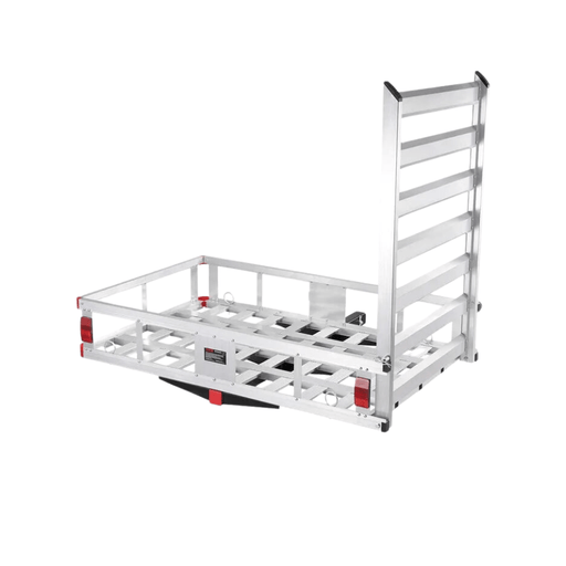 Hitch Cargo Carrier with Foldable Ramp 119x71x15 cm - FLUXA