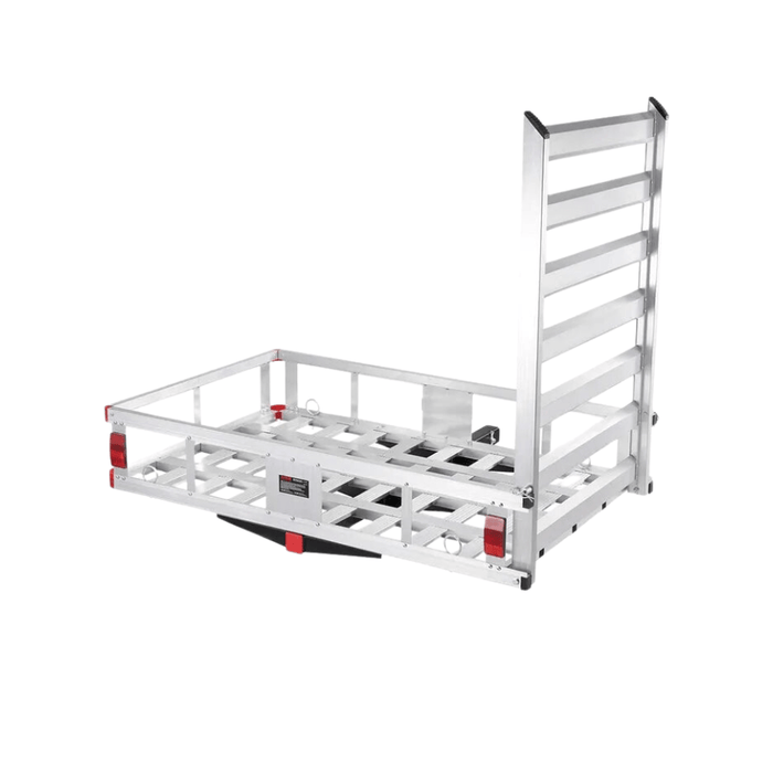 Hitch Cargo Carrier with Foldable Ramp 119x71x15 cm - FLUXA