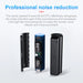 Black 32GB Mini Digital Voice Recorder with Magnetic Dictaphone and MP3 Playback for high-quality audio recording and playback