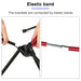 Folding camping table with aluminum frame and portable carry bag for outdoor activities