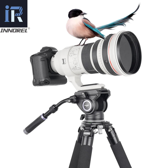 10-Layer Carbon Fiber Tripod, Heavy Duty, 4-Section Legs