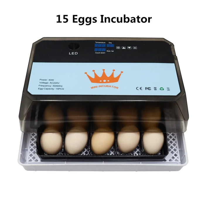 Automatic Poultry Hatchery Machine for Chicken Duck Quail Eggs