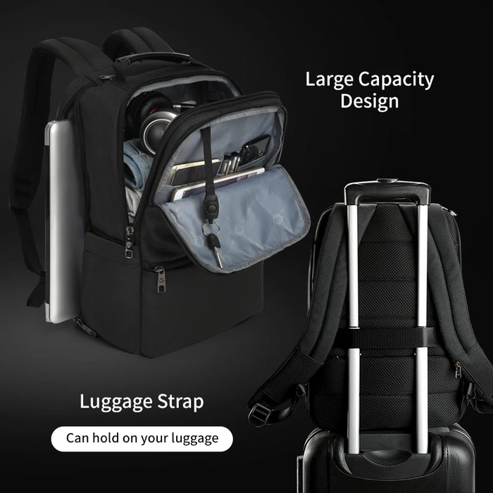 Splashproof Material Travel Backpack for Protection Against Rain and Spills
