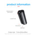 Black 16GB Mini Digital Voice Recorder with Magnetic Dictaphone and MP3 Playback for Clear and Convenient Audio Recording and Playback