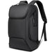 Business USB Charging Backpack - Black, Waterproof Travel Bag with USB Charging Port