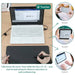 25-Cm Drawing Tablet with 8 Shortcut Keys, Tilt Support, and 8192 Pressure Levels (DECO 01V2) - FLUXA