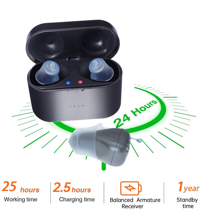10-Channel Digital Hearing Aid with Noise Cancelling