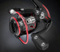 Spinning reel available in sizes 1000–5000, with line capacities ranging from 0205 mm/180 m to 0285 mm/200 m