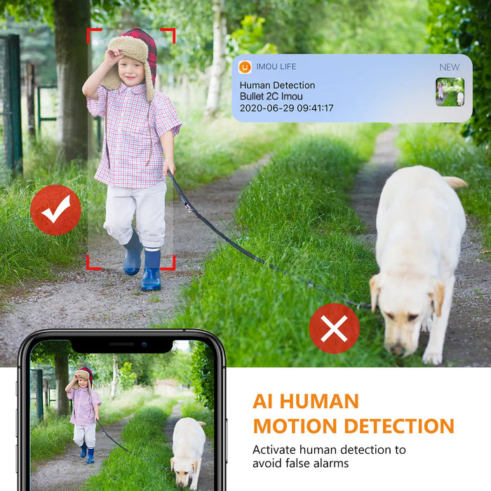 4MP Dual Antenna Wireless Security Cameras for Outdoor Use