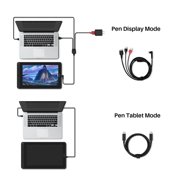 Drawing monitor with pen display for Android, Windows, and Mac OS
