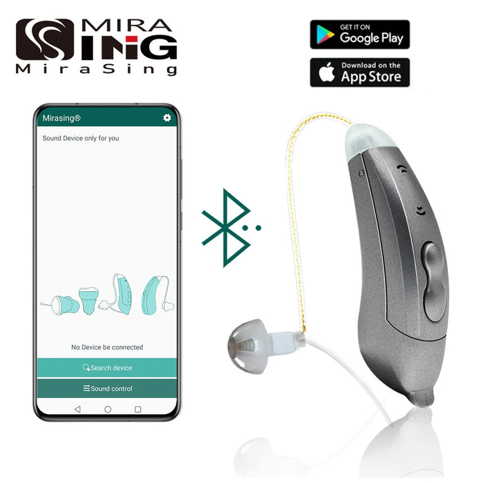 10-Channel Digital Hearing Aids with Bluetooth