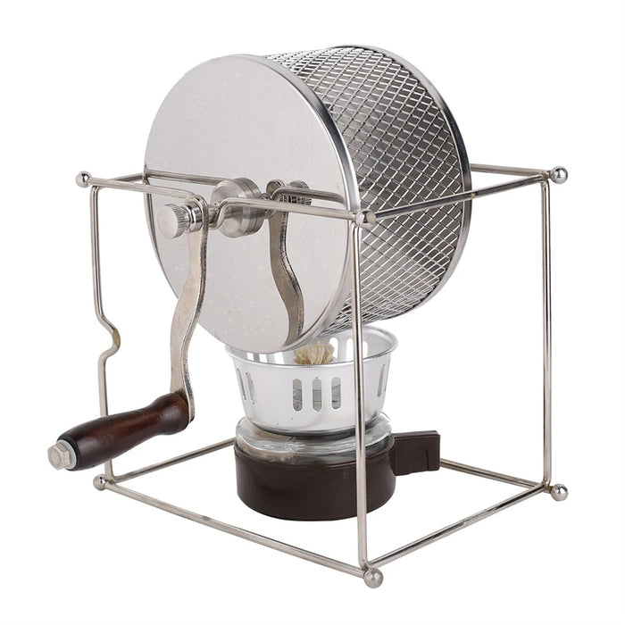 Stainless Steel Manual Coffee Roasting Machine with Handle