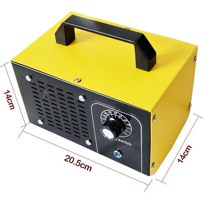 High-Capacity 60g/h Ozone Generator – White Portable Air Purifier for Odour & Germ Removal