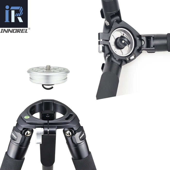 10-Layer Carbon Fiber Tripod, Heavy Duty, 4-Section Legs