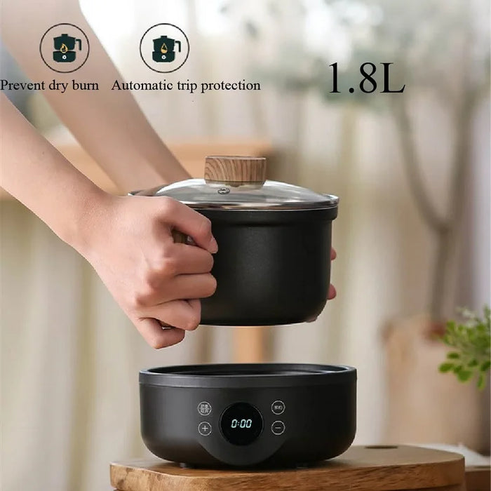 1.8L Multi-Function Electric Cooker with Timer & Steaming
