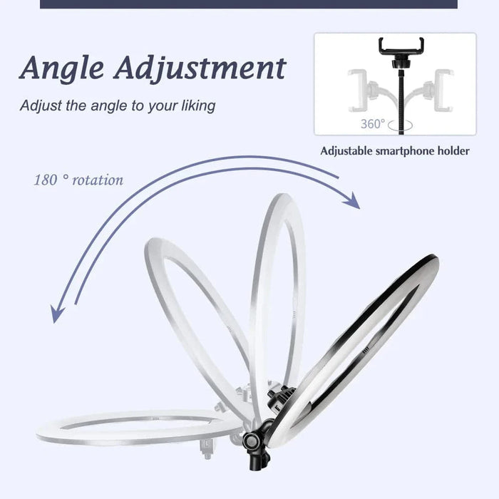 Adjustable Brightness Ring Light for Customizable Lighting Effects