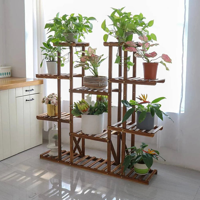 Versatile Tiered Plant Stand for Balconies, Patios, and Living Rooms
